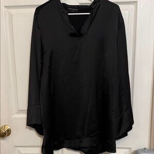 Lane Bryant Elegant Black Blouse